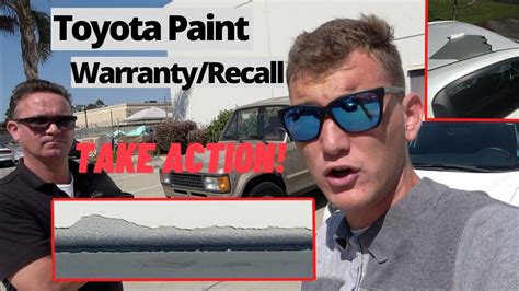 Toyota paint recall - After getting an estimate from a Toyota affiliated body shop they told me the paint job would run me over $8000! The Pain Recall was extended and then even for a second time too going for over 14 years I believe. It feels like Toyota had made cars with permanent problems, to only offering customers a temporary solution.